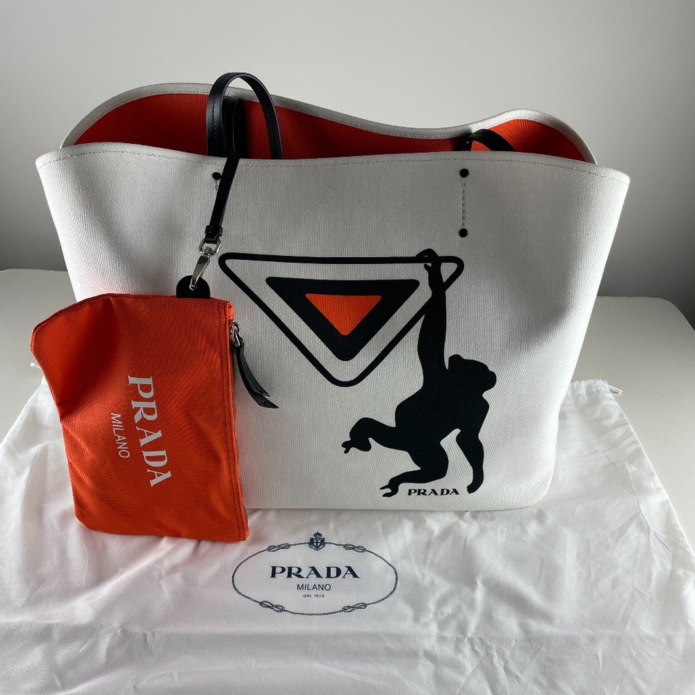 NWT Prada Canapa Tote Bag